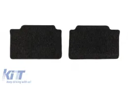 Textilfußmatten aus der Horizon-Serie von Frogum geeignet für Toyota Yaris Cross nach 2021, Set mit 4 Stück, schwarz-image-6255407