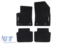 image-53-Textilfußmatten aus der Horizon-Serie von Frogum geeignet für Citroen C3 Aircross 2017-2024, Set aus 4 Stück, schwarz
