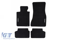 image-18-Textilfußmatten aus der Horizon-Serie von Frogum geeignet für BMW 5er Reihe G30, G31 2017-2023, Set mit 4 Stück, schwarz