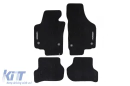 image-34-Textilfußmatten aus der Horizon-Serie von Frogum geeignet für Seat Altea 2004-2008, Altea XL 2004-2015, Set aus 4 Stück, schwarz