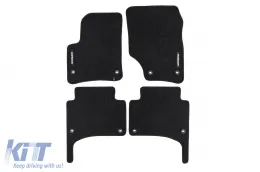 image-53-Textilfußmatten aus der Horizon-Serie von Frogum geeignet für Volkswagen Touareg, Porsche Cayenne 2002-2010, Set aus 4 Teilen, schwarz
