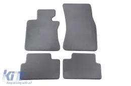 image-7-Textilfußmatten der Petex Comet-Serie geeignet für BMW 6er E63 Coupe 2004-2011, Set mit 4 Stück, grau