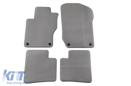 image-16-Textilfußmatten der Petex Comet-Serie geeignet für Mercedes ML W164 2005-2011, Mercedes GL X164 2006-2012, Set aus 4 Teilen, grau