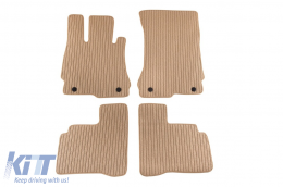 image-0-Textilfußmatten der Petex Comet-Serie geeignet für Mercedes S-Klasse W221 2005-2013, Kurzversion, Set aus 4 Stück, beige