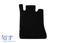 Textilfußmatten Petex Comet-Serie geeignet für Mercedes SL R129 1994-2001, Set aus 2 Stück, schwarz-image-6242927