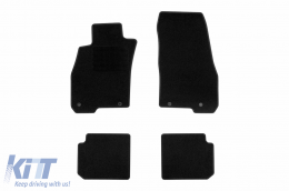 image-50-Textilfußmatten von Rigum geeignet für Alfa Romeo Mito 2007-2018, Set aus 4 Stück, schwarz