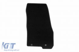 Textilfußmatten von Rigum geeignet für Alfa Romeo Mito 2007-2018, Set aus 4 Stück, schwarz-image-6247102