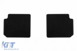 Textilfußmatten von Rigum geeignet für Alfa Romeo Mito 2007-2018, Set aus 4 Stück, schwarz-image-6247103