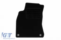 Textilfußmatten von Rigum geeignet für Audi A4 2008-2015, Set aus 4 Stück, schwarz-image-6244072