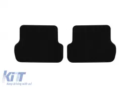 Textilfußmatten von Rigum geeignet für Audi A4 2001-2008, Seat Exeo 2009-2013, Set aus 4 Stück, schwarz-image-6246694