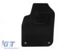 Textilfußmatten von Rigum geeignet für Audi A6 2000-2004, Set aus 4 Stück, schwarz-image-6244542