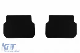 Textilfußmatten von Rigum geeignet für Audi A6 2004-2006, Set aus 4 Stück, schwarz-image-6244551