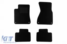 image-63-Textilfußmatten von Rigum geeignet für Audi A8 1997-2001, Set aus 4 Stück, schwarz