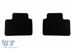 Textilfußmatten von Rigum geeignet für Audi A8 1997-2001, Set aus 4 Stück, schwarz-image-6244572