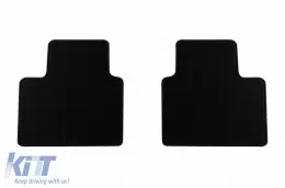 Textilfußmatten von Rigum geeignet für Audi A8 2001-2003, Set aus 4 Stück, schwarz-image-6244579