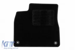 Textilfußmatten von Rigum geeignet für Audi Q7 nach 2015, Set aus 4 Stück, schwarz-image-6244605