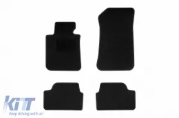 image-65-Textilfußmatten von Rigum geeignet für BMW 1er Reihe E87 Hatchback 2005-2012, Set aus 4 Stück, schwarz