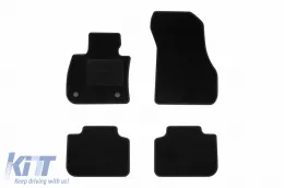 image-68-Textilfußmatten von Rigum geeignet für BMW X1 F48 nach 2015, Set aus 4 Stück, schwarz