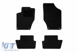 image-69-Textilfußmatten von Rigum geeignet für Citroen C4 2010-2018, Set aus 4 Stück, schwarz