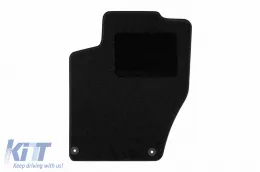 Textilfußmatten von Rigum geeignet für Citroen C4 2010-2018, Set aus 4 Stück, schwarz-image-6244097
