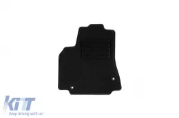 Textilfußmatten von Rigum geeignet für Citroen Berlingo, Peugeot Partner 2008-2019, Set mit 2 Stück, schwarz-image-6244806