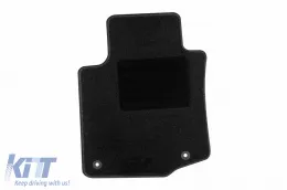 Textilfußmatten von Rigum geeignet für Citroen C1 2011-2014, Set aus 4 Stück, schwarz-image-6244819