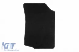 Textilfußmatten von Rigum geeignet für Citroen C1 2011-2014, Set aus 4 Stück, schwarz-image-6244820