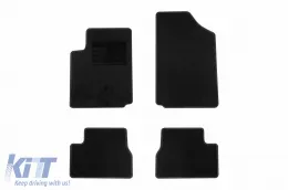 image-26-Textilfußmatten von Rigum geeignet für Citroen C2 2002-2009, Set aus 4 Stück, schwarz