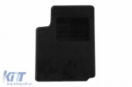 Textilfußmatten von Rigum geeignet für Citroen C2 2002-2009, Set aus 4 Stück, schwarz-image-6244833