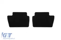 Textilfußmatten von Rigum geeignet für Citroen C4 2004-2011, Set aus 4 Stück, schwarz-image-6244857