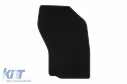Textilfußmatten von Rigum geeignet für Citroen C4 Aircross 2012-2017, Set aus 4 Stück, schwarz-image-6244863