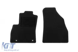 Textilfußmatten von Rigum geeignet für Citroen Nemo 2008-2015, Set aus 4 Stück, schwarz-image-6244920