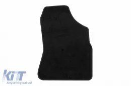 Textilfußmatten von Rigum geeignet für Citroen Berlingo, Peugeot Partner 2008-2019, Set aus 3 Stück, schwarz-image-6246502