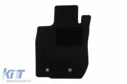Textilfußmatten von Rigum geeignet für Dacia Duster 4x4 2010-2018, Set aus 4 Stück, schwarz-image-6244950