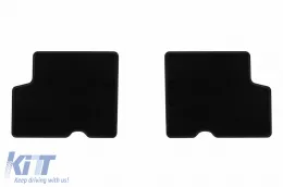 Textilfußmatten von Rigum geeignet für Dacia Duster 4x4 2010-2018, Set aus 4 Stück, schwarz-image-6244952