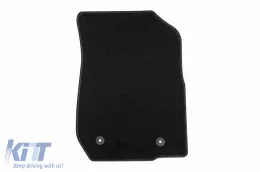 Textilfußmatten von Rigum geeignet für Dacia Logan 2007-2013 5m, Set aus 4 Stück, schwarz-image-6244975