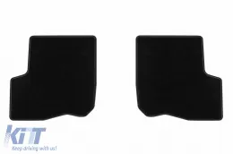 Textilfußmatten von Rigum geeignet für Dacia Logan 2007-2013 5m, Set aus 4 Stück, schwarz-image-6244976