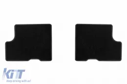 Textilfußmatten von Rigum geeignet für Dacia Duster nach 2018, mit Fach unter dem Beifahrersitz, Set aus 4 Stück, schwarz-image-6245441