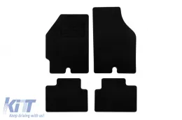image-69-Textilfußmatten von Rigum geeignet für Fiat Punto 1999-2003, Set mit 4 Stück, schwarz