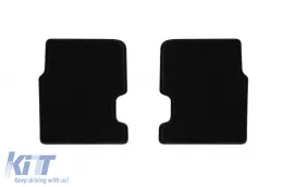 Textilfußmatten von Rigum geeignet für Fiat Punto 2012-2018, Fiat Punto Evo 2009-2018, Set aus 4 Stück, schwarz-image-6245117