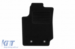 Textilfußmatten von Rigum geeignet für Ford Ranger nach 2016, Set mit 4 Stück, schwarz-image-6244152