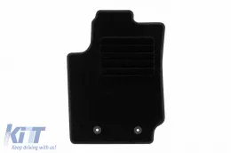 Textilfußmatten von Rigum geeignet für Ford Ranger 2012-2016, Set aus 4 Stück, schwarz-image-6244275