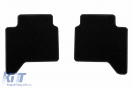 Textilfußmatten von Rigum geeignet für Ford Ranger 2012-2016, Set aus 4 Stück, schwarz-image-6244277
