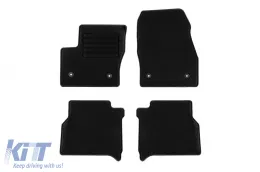 image-40-Textilfußmatten von Rigum geeignet für Ford Tourneo Connect, Transit Connect nach 2014, mit 5 Sitzen, Set aus 4 Stück, schwarz