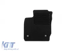 Textilfußmatten von Rigum geeignet für Ford Transit Courier nach 2014, mit 2 Sitzen, Set aus 2 Stück, schwarz-image-6245061