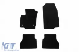 image-75-Textilfußmatten von Rigum geeignet für Ford B-max 2012-2015, Set aus 4 Stück, schwarz