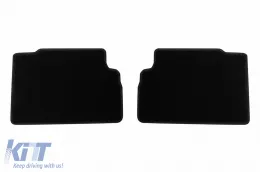 Textilfußmatten von Rigum geeignet für Ford C-Max 2011-2012, Set aus 4 Stück, schwarz-image-6245159