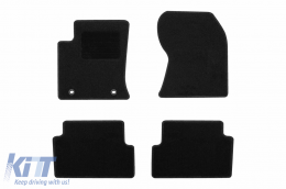 image-3-Textilfußmatten von Rigum geeignet für Ford Focus 1998-2004, Set aus 4 Stück, schwarz