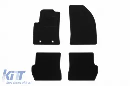 image-4-Textilfußmatten von Rigum geeignet für Ford Fusion 2002-2006, Set aus 4 Stück, schwarz