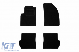 image-5-Textilfußmatten von Rigum geeignet für Ford Fusion 2006-2008, Set aus 4 Stück, schwarz
